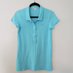 Lacoste Women's Light Blue Polo Tunic
